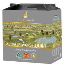 Woolcomfort 울컴포트 알파카 이불 퀸 사이즈 Alpaca and Wool Blend Quilt 500GSM 100% 호주산 알파카 양털과 양털로 제작, 30% 순수 신 알파카 양털 70% 퍼피울