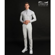 알브이디 골프웨어 ATB 하프집업 긴팔티 그레이 Golfwear 롱슬리브