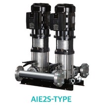 AIE2S-30903-3T 삼상380V 고효율 개별인버터 부스터펌프 3마력 양정98M 구경50mm 양수량 220LPM (76M) 부스타