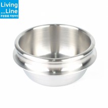 스텐 3중 뚝배기 인덕션 미니 가마솥 뚝빼기 곱돌 돌솥밥 한정식 누릉지 1인 찌개 밥솥 돌솥밥 누룽지 숭늉 뚝배기요리, [LL] 스텐 삼중뚝배기-17호