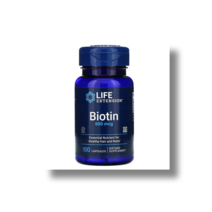 Life Extension 비오틴(Biotin) 600mcg 캡슐 100정, 1개