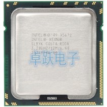 파워딜 인텔 제온 X5672 CPU 프로세서/3.2GHz /LGA1366/12MB/ L3 95W 캐시 쿼드 코어 서버, 한개옵션0