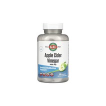 KAL 칼 애플사이다비니거 500mg 60츄어블 아세트산 아세틱애시드 아세틱애씨드 스테비아 솔비톨 소비톨 소르비톨 말토덱스트린 acetic acid Sorbitol, 1개, 60개