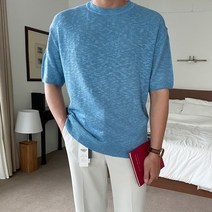 [게리오] [JAC.02] 시그니처 링클프리 웨어러블 반팔 니트티