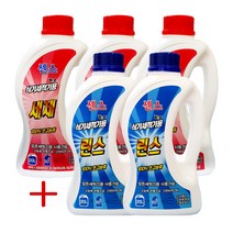 센스 100% 원액 고농축 대용량 식기세척기 전용 세제 3개+린스 2개