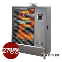 템피아 돈풍기 원적외선 튜브히터 대형 석유난로 곱창난로 온풍기 22평형, TPA-H11000(27평형)