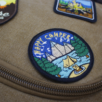 빈티지 밀리터리 포인트 의류 모자 가방 셀프 리폼 와펜 패치 자수 다리미 열접착, 와펜C