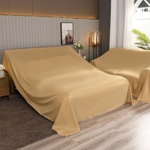 쇼파천갈이 쇼파커버 Furniture Dust Cover Polyester Breathable Sofa Machine Washable Household Dust-p, 07 camel_11 3.5mX3m