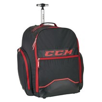 아이스하키가방 휠백팩 CCM390 아이스하키 보호장비백, 블랙 레드