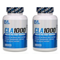Evlution Cla 1000 머슬 서포트 90정 2개 Aa11725 Global Brand 해외 현지 배송