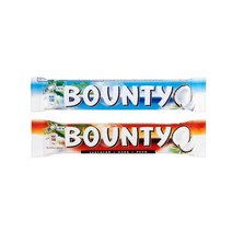 Bounty 바운티 초콜릿바 밀크 다크 초콜릿 2종 57g, 01. 바운티 밀크 초콜릿 - 57g