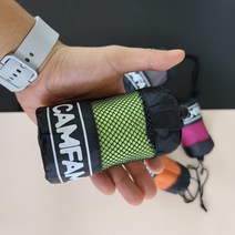 캠팸 극세사 스포츠 타올 캠핑 비치 타월 파우치 포함구성 세차 수건 트래킹 아웃도어 대형, 그린+파우치