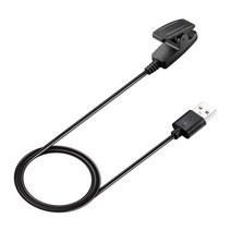 저스트투 범용 USB 충전기 클립 크래들 케이블-Garmin Lily Forerunner 35 35J 30 735XT 630 235 645 Vivomove HR Approach S, [01] Black