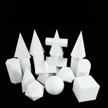 원+원 기하학 석고상 조각상 장식품 미술 스케치 데생 교구 16종, K 석고상 조각상 장식품