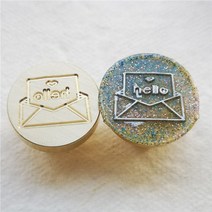 실링 왁스 세트 비즈 인장 제작 Chinese wax seal stamp xi merry jixiangruyi good lucky word with love heart 선물, 21-스탬프 헤드