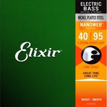 Elixir 엘릭서 나노웹 니켈 4현 베이스기타줄 040-095 [14002]