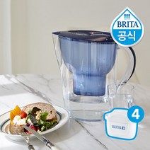 브리타 마렐라쿨 2.4L 블루 +필터 4개월분 기본구성필터포함, 마렐라 쿨 2.4L 블루+필터 4입