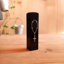 어울새김 뉴 럭셔리 까망돌도장, 18 꽃 묵주