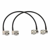 Superbat PL-259 점퍼 케이블 UHF Pl259 수컷 저손실 디지털 RG58 동축 12 인치 HAM CB 라디오 안테나 분석기 더미 로드 SWR 미터 2팩, 3 Foot