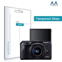 ALLDA 캐논 EOS M6 Mark2 전용 강화글라스 9H Glass