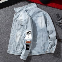 양털 청자켓 겨울 데님 재킷 남성 가을 점퍼