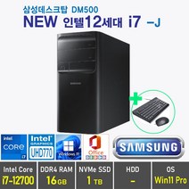삼성 데스크탑 DM500 인텔 12세대 i7 + Win 10 / Win11 포함, 램16GB + SSD 1TB, Windows10 Pro, DM500TEZ i7 -J