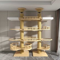 원목 캣타워 대형 스카이라운지 삼줄기둥 해먹 뚱냥이, 7. 패키지7