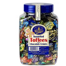 WALKERS NONSUCH Assorted Toffees and Chocolate Eclairs 워커스 토피 앤 초콜릿 에클레어 1.25Kg 45oz