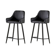 가구로드 퀸암 바텐의자 1+1 아일랜드식탁의자 바의자 높은의자 홈바의자 2p 2color, (굵은)시트높이60cm-블랙색상(1+1)