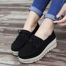 HJDL여성용따뜻한로퍼 6cm 키높이 드라이빙슈즈 구두225-260