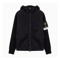 [스톤아일랜드] (당일) 22FW 와펜 패치 블랙 후드 니트 집업 자켓 771542730