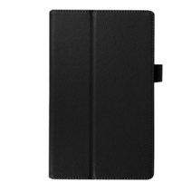 레노버 Tab3 10 비즈니스 TB3-X70F/M 태블릿 가죽 케이스 커버 10.1 인치 레노버 Tab2 A10-70F/L A10-30 X30F + 필름 + 스타일러스 펜, 04 black