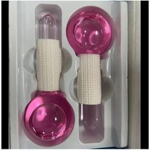 눈찜질기 온열안대 찜질팩 눈사우나 숙면 무선 크리스탈 아이스 하키 롤러 에너지 마사지 뷰티 페이셜 볼, 02 Normal-Pink