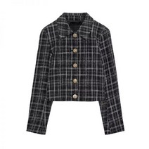 ZARA 체크 텍스처 블레이저 자켓 정장 팬츠 세트