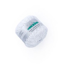 (NEW) 독일 명품 MADEIRA 노라 비스코스 레이온 혼합 여름 뜨개실, 300.화이트, 1개