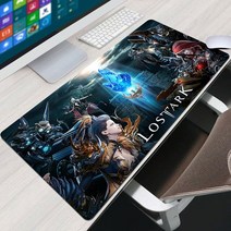 장패드 L-Lost Ark 마우스 패드 Pc 게이머 액세서리 Xxl 데스크 프로텍터 키보드 매트 대형 게임 확장 컴퓨터, [07] 300x900x2mm, [20] FS003338