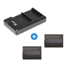 소니 NP-FW50 듀얼 충전기+배터리 2개 A3000 A5000