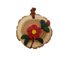 나무와곤충 DIY 동백꽃 나무목걸이 만들기 (10개 묶음)