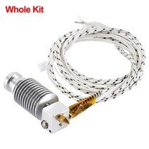 3D프린터 관련 부품 용품 KINGROON KP3S E3D V5 V6 방열판 가열 블록 타이탄 압출기 용 직접 보우덴 1.75mm, 02 Only Heat Block