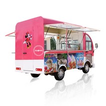 푸드 트럭 스낵카 OEM 전기 음식 카트 거리 주방 모바일 핫도그 판매 CE 맞춤형 피자 케이터링 키오스크, 단일옵션