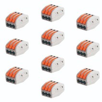 5/10PCS 범용 전기 와이어 배선 케이블 연결 용 고속 터미널 가정용 커넥터 크림프 터미네이터, [02] 10pcs 1-2