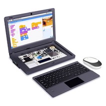 아두이노 라즈베리파이 crowpi 2 11.6 인치 19201080 ips 화면 라즈베리 파이 노트북 줄기 프로그래밍 파이썬 스크래치 ai 학습 키트 플랫폼, 기본 키트 스페이스 그레이