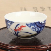ONE_L1069368_백자 난초 예쁜 찻잔 찻잔 미니잔 다도잔 다기잔 예쁜, 본상품선택