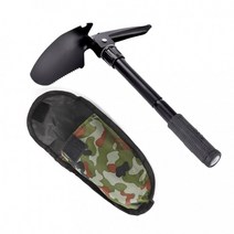 휴대용 곡갱이 다용도 캠핑 야전삽 파우치 세트, 야전삽+파우치