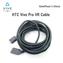 HTC VIVE Pro 케이블 용 VR 헤드셋 SteamVR 링크 케이블은 linkbox를 와이어에 연결합니다., [01] Black