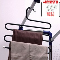 다 걸어봐 5단 바지걸이, 화이트, 3개