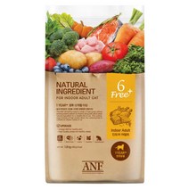 anf 캣 식스프리플러스 인도어 고양이사료 1.8kg, 인도어어덜트