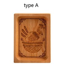 나무 케이크 베이킹 도구 과자 메이커 달 케이크 금형 DIY 쿠키 금형 커터, type A