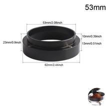 자동탬핑기 전기 오토 프레스 가정용 업소용 탬핑기51mm/53mm/58mm 커피 바리스타 에스프레소 플랫 탬퍼베, 13 Black Ring 53mm