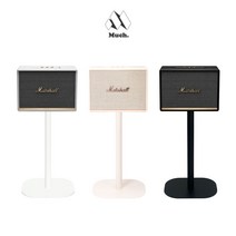 마샬 스피커 스탠드 워번 2 3 고급형 거치대 [머치스탠드], 워번 무광 블랙 스탠드+ 3M케이블(흑색), 무광 블랙